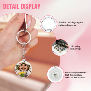 Porte-clés LED en PVC de fabrication industrielle, lumière vive, inaltérable, idées cadeaux de vacances mémorables, impressions UV pour femme, porte-clés de voiture - Product Image 5