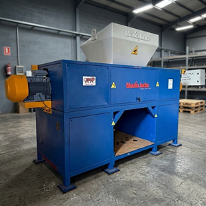 Machine à broyer le plastique semi-automatique à double arbre de 1500 kg/h, la plus vendue, pour le traitement des déchets industriels - Product Image 1