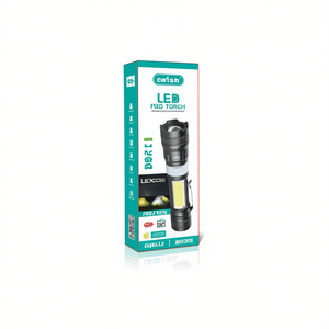 AB-Z1160 Led <b>Flashlight</b> <b>Rechargeable</b> 6500Lm With Side Light For Outdoor Use - Product Image 1