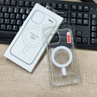 Étui de protection transparent sans fil antichoc de luxe pour iPhone 6 à 17 Series, protection intégrale avec résistance aux rayures