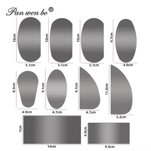 10 pièces en acier inoxydable dentelé Sculpture poterie modélisation Cutter modélisation Cutter grattoir céramique sculpture outils Kits - Product Image 3