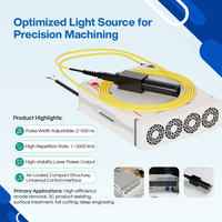 Mesin Presisi Sumber Laser Serat 200W-500W YFPN-500-GME Gztech Baru Ekonomis MOPA Penggunaan Industri Mudah Dioperasikan