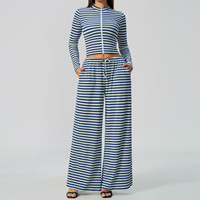 Nouvel ensemble de yoga sportif pour femme, col en V, uni, grande taille, léger, ample, doux, respirant, coupe slim, jambe large