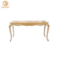 Ensemble table à manger ronde de luxe 12 places en marbre design en métal