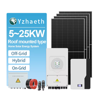 Sistema de Energía Solar Todo en Uno para Balcón, 5Kw 8Kw 10Kw 12Kw 16Kw 20Kw 30Kw, Sistema de Energía Solar Híbrido, Kit Completo para Uso Doméstico
