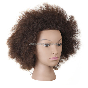 Human Hair Maniquin Head for All Purpose Practicing Styling Training Head Manikins Dummy Doll Head Hair Mannequins - Product Image 6