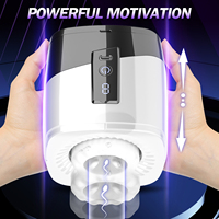 Heiße neue automatische männliche Mastur bator mit 7 Schub rotierende Modi Penis Masturbation Massage Maschine Cup Sexspielzeug für Männer