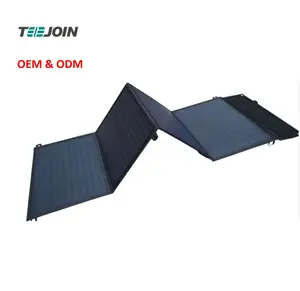 Teejoin 60w 100w 200w 350wat 50wat 노트북 접이식 휴대용 태양 전지 패널 발전기 전원 은행 충전기 캠핑