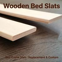 Lames de lit en bois de bouleau EUDR, lames de soutien de matelas flexibles pour cadre de lit, taille personnalisée, lamelles de lit en bois OEM