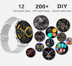 Smartwatch Android KM100 per <span class=keywords><strong>Uomo</strong></span> 2025, Corpo in Lega di Alluminio, 3 Cinturini, Schermo AMOLED da 1,75 Pollici, Chiamate, Quadranti Personalizzabili, Nuovo Modello - Product Image 6