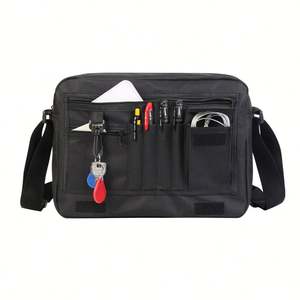 Bolsa de Mensajero de Poliéster Transpirable y Ecológica para Sublimación, Funda para Portátil, Bolsa de Hombro, Transferencia Térmica Promocional - Product Image 3