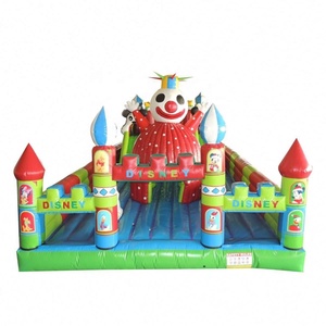 Sân chơi bơm hơi ngoài trời khổng lồ 12x6x4m với Máy thổi-lâu đài Bouncer thương mại cho các trò chơi Thành phố vui nhộn - Product Image 4