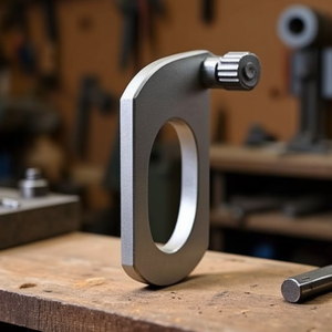 Modular Vise Roller For <b>Bench</b> Vises With Oval Hole And Adjustable Knob - Product Image 2