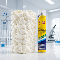 Mousse polyuréthane haute expansion 750 ml, pistolet à mousse de type paille, pulvérisateur de mousse PU pour l'installation de cadres de fenêtres et de portes, remplissage de joints