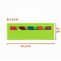 Palette de peinture pour le visage de gâteau fendu de 5 couleurs Eyeliner activé par l'eau Aqua Face Paint Graphic Liner Maquillage professionnel