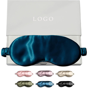 Masque pour les <span class=keywords><strong>yeux</strong></span> <span class=keywords><strong>de</strong></span> sommeil et <span class=keywords><strong>bandeau</strong></span> avec sangle élastique/<span class=keywords><strong>bandeau</strong></span>, visière douce pour le sommeil nocturne, masque en soie pour le sommeil <span class=keywords><strong>de</strong></span> voyage - Product Image 4