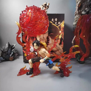 Figura de <span class=keywords><strong>Anime</strong></span> Ace de PVC de 33 cm, Estatua Coleccionable de Alta Definición con Efecto de Fuego Dinámico para Exhibición en Vitrinas, Colección para Fanáticos - Product Image 6