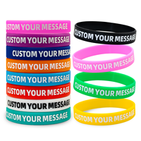 Nouveau produit – Bracelets personnalisés en silicone de haute qualité avec impression et gaufrage, bracelets en silicone personnalisés, bracelets en silicone Baller personnalisés