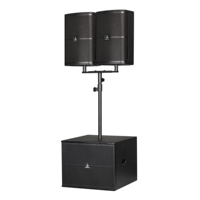 SRX818PD Caisson de basses actif professionnel 3000W 18 pouces Amplificateur numérique double canal Système audio en bois Scène extérieure