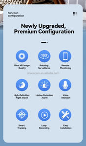 Tuya Smar Home an ninh máy ảnh điều khiển từ xa bé Pet Monitor hai cách âm thanh với màu sắc tầm nhìn ban đêm <span class=keywords><strong>Camera</strong></span> CCTV 3MP góc rộng - Product Image 4