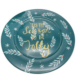 Nouvelle assiette de table en céramique de Noël de 10 pouces, motif dessin animé, résistante aux hautes températures, écologique - Product Image 1