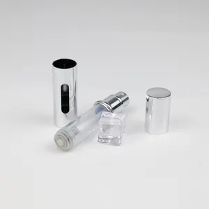 High Quality Aluminum Mini 5ml Portable Travel Flat Bottom Refillable Perfume Atomizer