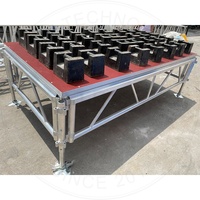 Plateforme de scène modulaire portable en aluminium 4x4 pieds