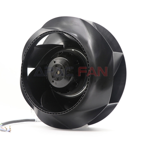 พัดลมแบบแรงเหวี่ยง AC รุ่น R2E225-RA92-09/A02 ขนาด 225 มม. 230VAC 2720 รอบต่อนาที 695 CFM 175 วัตต์ ใบพัดโค้งหลังแบบมีมอเตอร์ สำหรับระบบ HVAC - Product Image 1