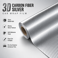 Film Vinyle Carbone 3D Colormax de Haute Qualité 1,52*17M pour Protection Voiture et Moto, Épaisseur 7,5mil, Vente en Gros Usine