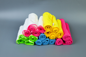 ผ้าขนหนูสำหรับอาบน้ำมือแบบทอสี่เหลี่ยมสีขาวอเนกประสงค์ผ้าเช็ดทำความสะอาดของใช้ในห้องครัว - Product Image 2