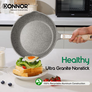 طقم أواني طهي دونور جيلي 13 قطعة غير لاصقة مع أغطية زجاجية مقواة، قدور ألمنيوم مستدامة بشعار مخصص للطهي المنزلي - Product Image 3