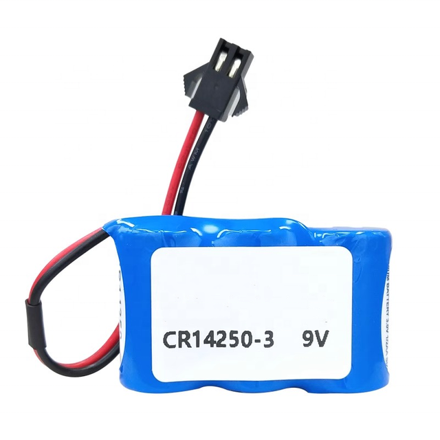 CR14250-3S 9V 1/2AA-size 3CR14250 Lithium Battery for Home Security Devices Camera Flashlights Cylindrical Cell Smart Toilet
