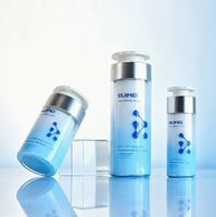 Flacon pompe sans air, flacon cosmétique PP/AS, contenant vide pour sérum de soin, logo personnalisé pour tonique et essence faciale