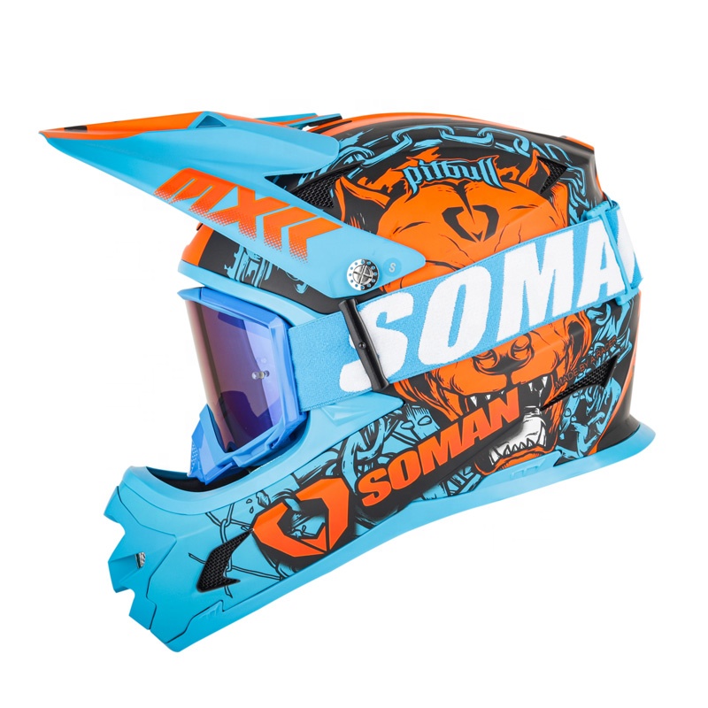 Шлем для мотокросса для мужчин и детей, мотоциклетный шлем для езды на горном и внедорожном велосипеде