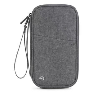 Grand Organisateur de Passeports Familial Étanche avec Blocage RFID, <span class=keywords><strong>Portefeuille</strong></span> de Voyage, Porte-Billets et Housse de Documents de Voyage avec Dragonne - Product Image 1