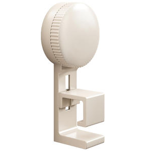 Support de rangement mural à ventouse pour lavabo, sans perçage, avec crochets réglables, pour organisateur de salle de bain, blanc laiteux - Product Image 3