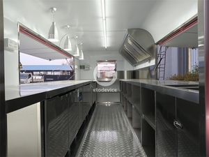 Remorques de Cuisine Mobile Concession Camion-Restaurant Entièrement Équipé Crème Glacée Pizza Café Camion Alimentaire à Vendre USA - Product Image 5