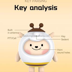 Talkie-walkie sans fil étanche pour enfants GX-Cartoon, portée de 0 à 500 m, fréquence UHF, 16 canaux - Cadeau d'anniversaire pour filles - Product Image 6