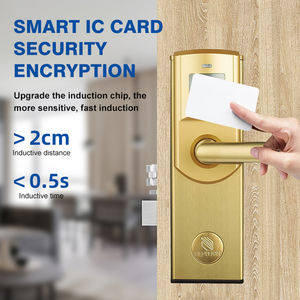 ล็อคประตูอิเล็กทรอนิกส์แบบสมาร์ทการ์ด RFID สี<span class=keywords><strong>เงิน</strong></span> ขายดี วัสดุคุณภาพสูง สแตนเลส 304 สำหรับโรงแรม อพาร์ทเมนต์ - Product Image 3