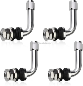 Accessori <span class=keywords><strong>Pneumatici</strong></span> MAXIWORLD, 90 °   Adattatore Angolato <span class=keywords><strong>per</strong></span> Prolunga Valvola Pneumatico, Estensione Valvola in Metallo - Product Image 3