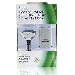 Bộ Pin Sạc 2 Trong 1 4800MAh Cho <span class=keywords><strong>Xbox</strong></span> <span class=keywords><strong>360</strong></span>, Kèm Cáp Sạc USB Để Thay Pin Cho Tay Cầm <span class=keywords><strong>Xbox</strong></span> <span class=keywords><strong>360</strong></span> - Product Image 2