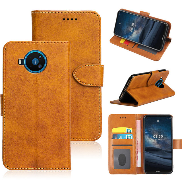 For Nokia C100 G11 Plus G100 8.3 5G/8V 5G UW C200 Fashion Book Leather Flip Cell Phone Cover Case