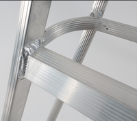 Fácil plegable, ligero, escalera de alta calidad, jardín agronómico, granja, trípode de cosecha de aluminio, escalera de frutas