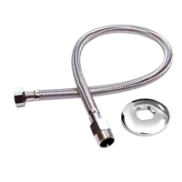 Tuyau tressé en acier inoxydable 304 haute pression anti-explosion pour chauffe-eau, flexible, pour eau froide et chaude