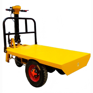 Carrelli da magazzino, Carrelli elettrici a pianale, Carrelli da trasporto, Trasportatori di piastrelle da stazione, Trasportatori di merci, Carrelli a pianale - Product Image 2