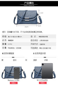 Bolsos de lujo de diseñador de cuero Pu de alta calidad para mujer, bolsos de mensajero para exteriores de verano y otoño, venta al por mayor - Product Image 3