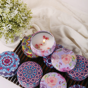 Vela Aromática de Cera de Soja en Lata, Vela de Aromaterapia sin Humo, Regalo Ideal para Cumpleaños, Recuerdo de Boda y Fiesta - Product Image 2