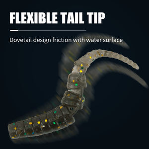 TGD Best 20 <span class=keywords><strong>leurres</strong></span> <span class=keywords><strong>souples</strong></span> de pêche par sachet, 4 cm, 0,3 g, en PVC, type ver, appât artificiel <span class=keywords><strong>pour</strong></span> brochet, bar et <span class=keywords><strong>truite</strong></span> - Product Image 3