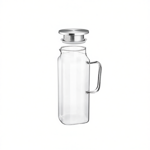 Carafe à eau Westmark Puro 1,8 l en verre avec couvercle et filtre en acier inoxydable pour boissons froides - Product Image 2