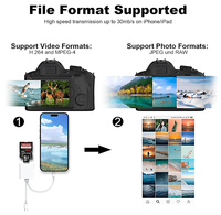 USB C + iOS 2-en-1 lector de tarjetas Cable teléfono móvil portátil SD TF Cámara lector de tarjetas de memoria para IPhone, IPad, enchufe Android